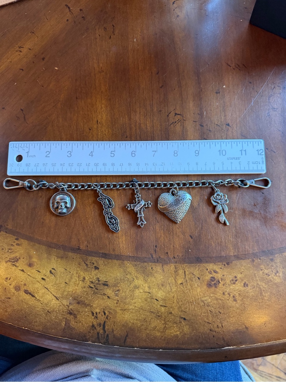 Ed Hardy Purse Bag Chain with Charms #676 - Picture 6 of 7